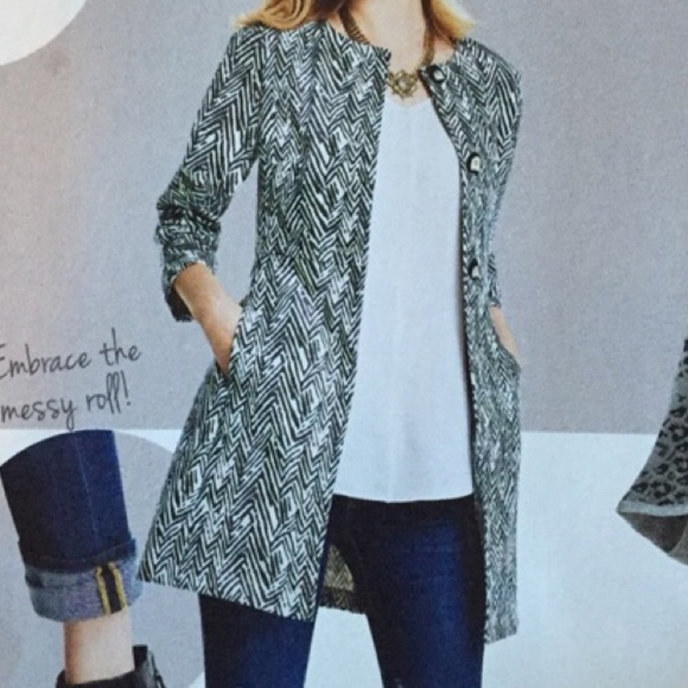 CAbi Ponte Zig Zag Jacket Style#3034 - Medium NWOT - Picture 2 of 6